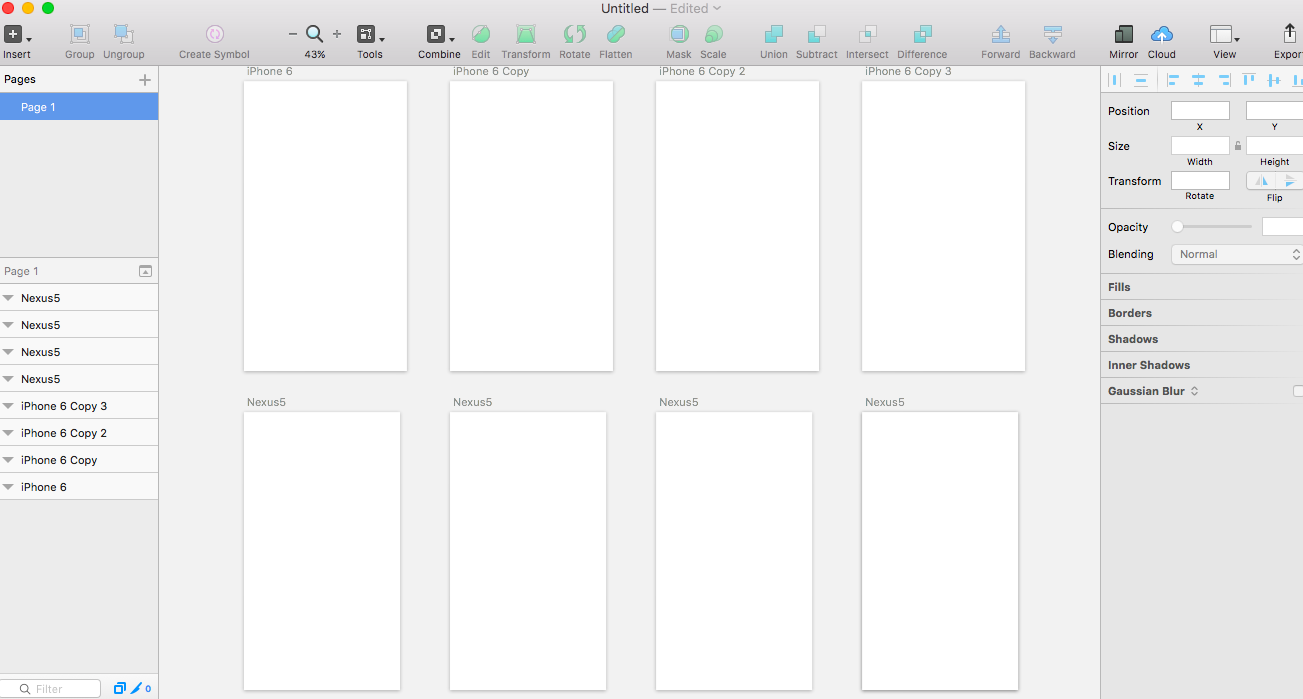 artboards